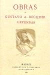 OBRAS DE GUSTAVO ADOLFO BECQUER LEYENDAS | 9788493630447 | BECQUER