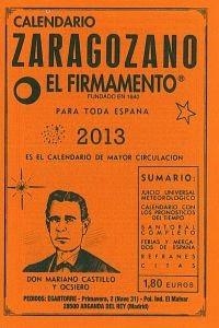 CALENDARIO ZARAGOZANO 2013 | 9788493874902 | CASTILLO Y OCSIERO, MARIANO
