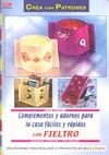 COMPLEMENTOS Y ADORNOS PARA LA CASA CON FIELTRO | 9788498740714 | KRÄMER, UTE