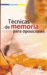 TECNICAS DE MEMORIA PARA OPOSICIONES | 9788466546683 | ANTON PARDO, GUILLEN