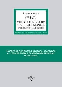CURSO DE DERECHO CIVIL PATRIMONIAL | 9788430949663 | LASARTE, CARLOS