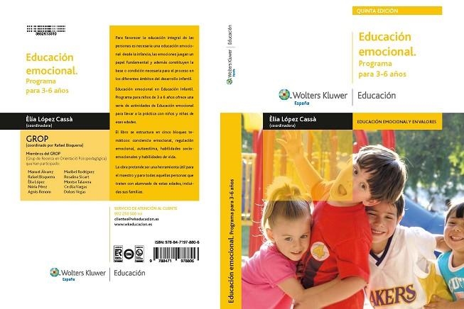 EDUCACION EMOCIONAL PROGRAMA 3-6 AÑOS | 9788471978806 | LOPEZ CASSA, ELIA