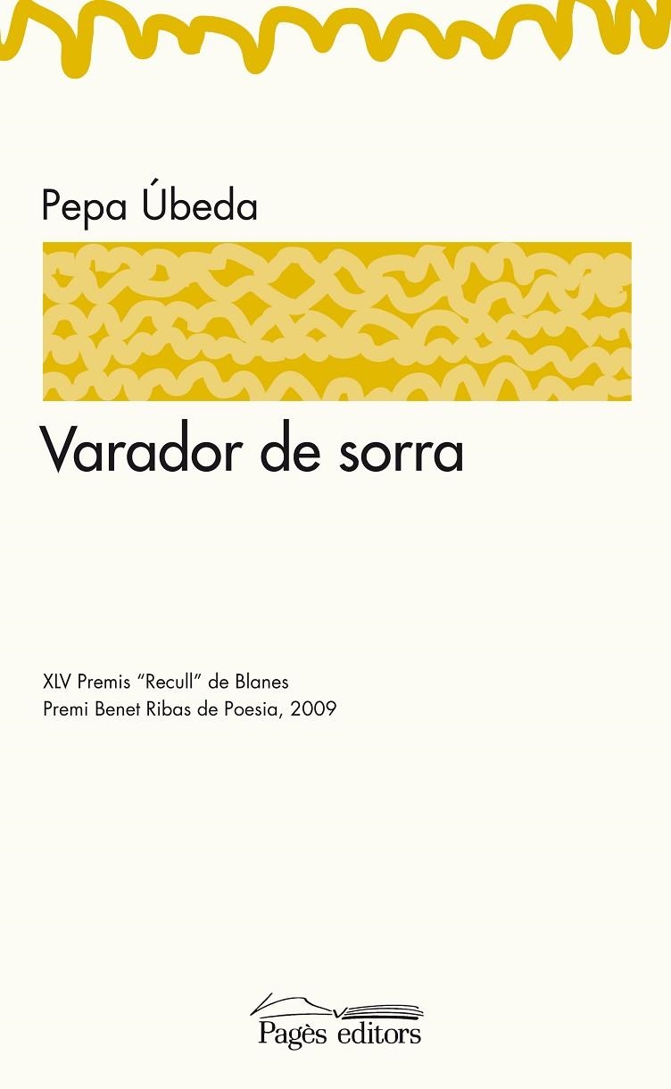 VARADOR DE SORRA | 9788497798723 | UBEDA, PEPA