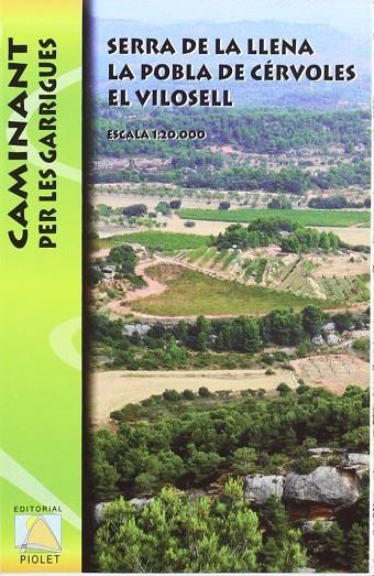 CAMINANT PER LES GARRIGUES, SIERRA DE LA LLENA, LA POBLA DE | 9788493741440 | 1:20000