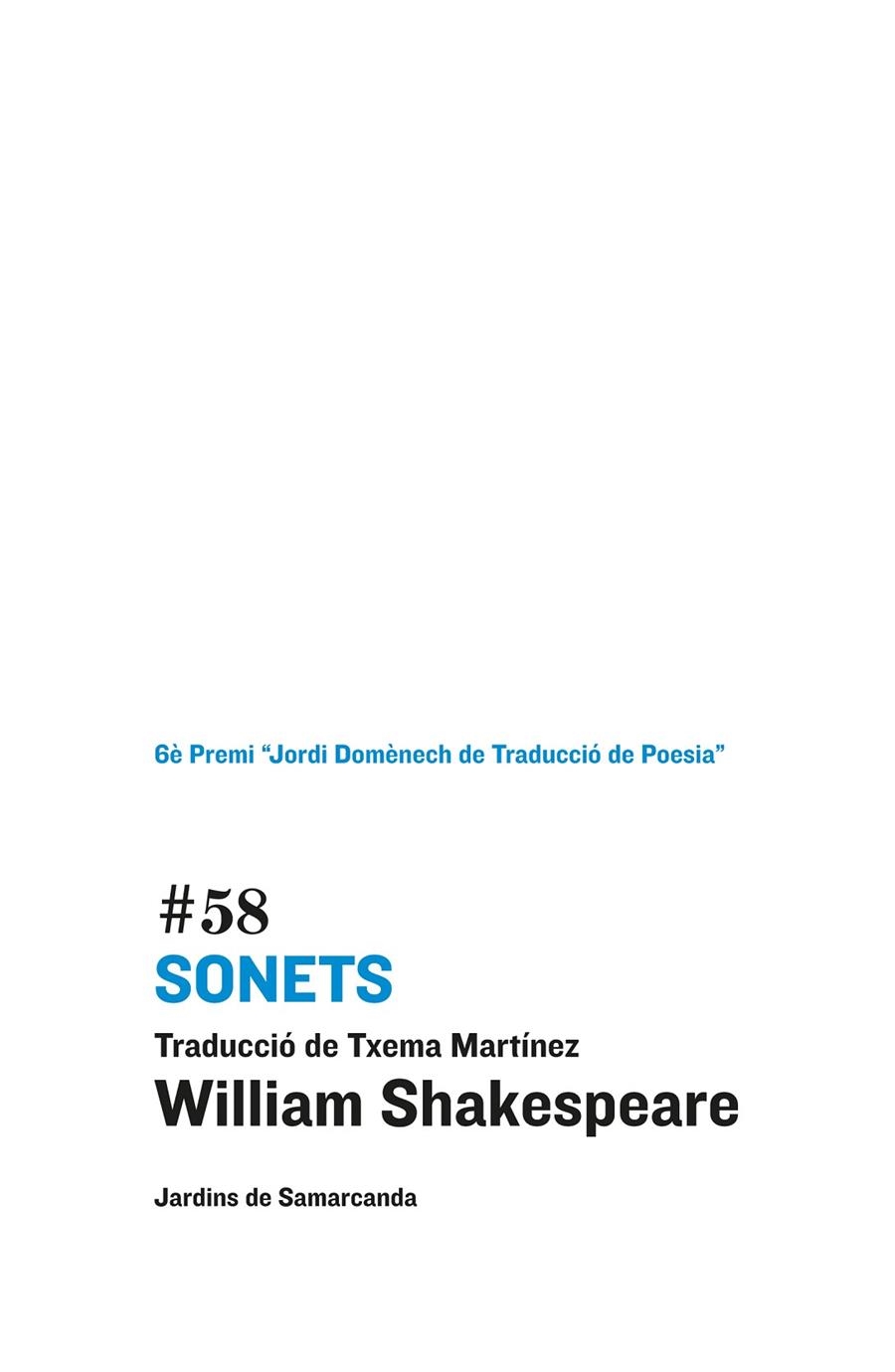 SONETS | 9788497663823 | SHAKESPEARE, WILLIAM