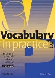 VOCABULARY IN PRACTICE 3 PRE INTERMEDIATE | 9780521753753