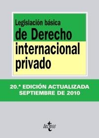 LEGISLACIÓN BÁSICA DE DERECHO INTERNACIONAL PRIVADO | 9788430951031 | AA.VV.