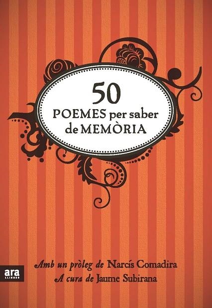 50 POEMES PER SABER DE MEMORIA | 9788492907861 | SUBIRANA, JAUME