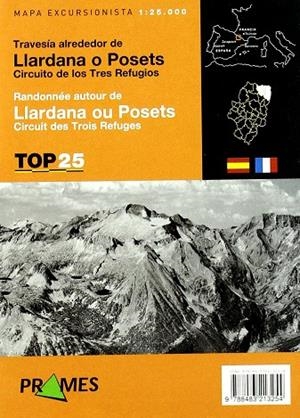 TRAVESIA ALREDEDOR DE LLARDANA O POSETS MAPA | 9788483213254 | VV.AA.