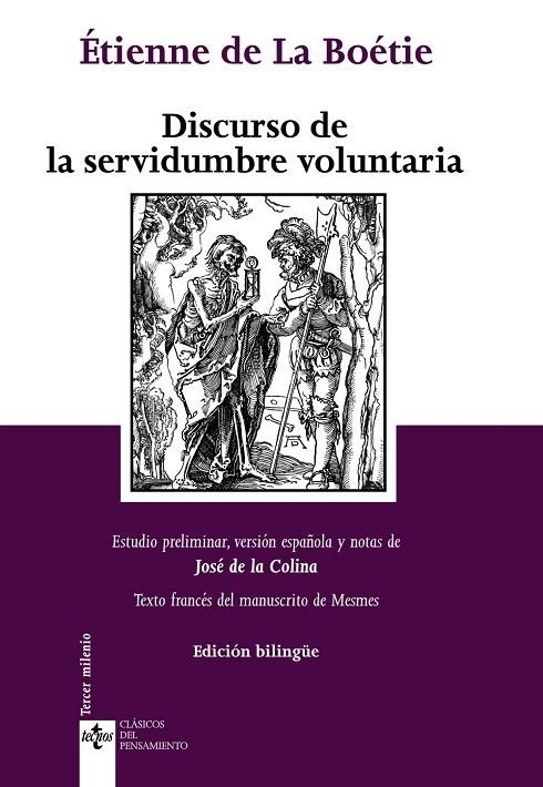 DISCURSO DE LA SERVIDUMBRE VOLUNTARIA. DISCOURS DE LA SERVIT | 9788430950683 | BOETIE, ETIENNE DE LA