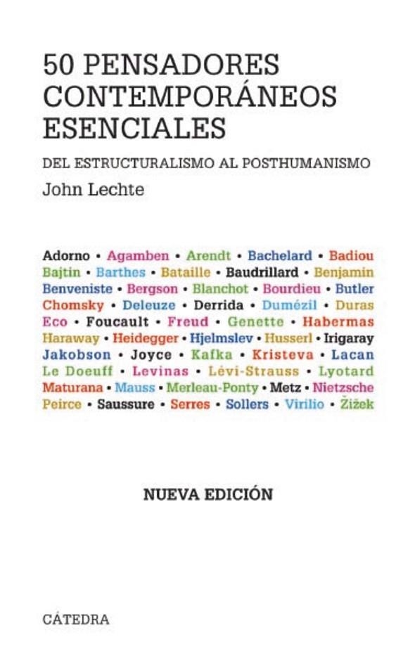 50 PENSADORES CONTEMPORANEOS ESENCIALES | 9788437626970 | LECHTE, JOHN