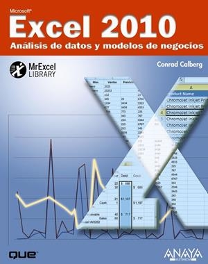 EXCEL 2010 ANALISIS DE DATOS Y MODELOS DE NEGOCIO | 9788441528451 | CARLBERG, CONRAD