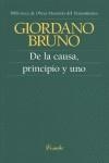 DE LA CAUSA PRINCIPIO Y UNO | 9789500397773 | BRUNO, GIORDANO