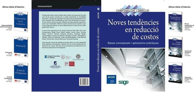 NOVES TENDENCIES EN REDUCCIO DE COSTOS | 9788492956616 | A.A.V.V.