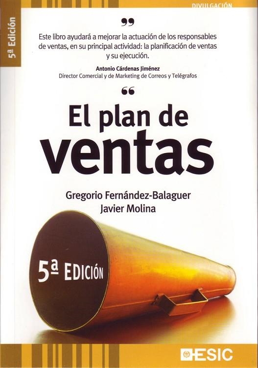 PLAN DE VENTAS,EL | 9788473565301 | FERNANDEZ-BALAGUER, GREGORIO/MOLINA, JAVIER