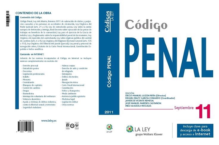 CODIGO PENAL 2011 | 9788481269468 | REDACCIÓN LA LEY