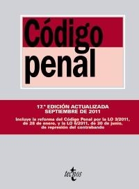 CODIGO PENAL EDICION SETIEMBRE 2011 | 9788430953035 | -/EDITORIAL TECNOS