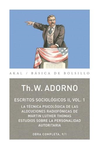 ESCRITOS SOCIOLOGICOS II, VOL1 | 9788446016830 | ADORNO, TH. W.