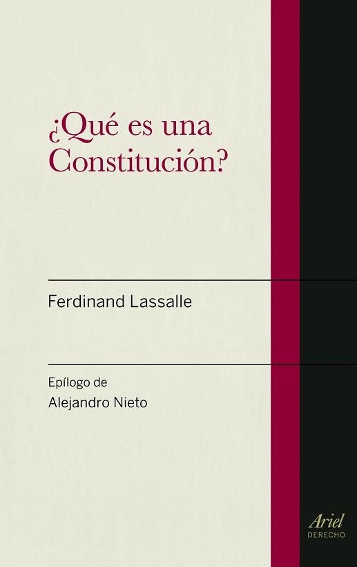QUE ES UNA CONSTITUCION? | 9788434470606 | LASSALLE, FERDINAND