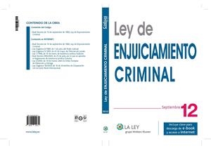 LEY DE ENJUICIAMIENTO CRIMINAL SEPTIEMBRE 2012 | 9788490200674 | AA.VV