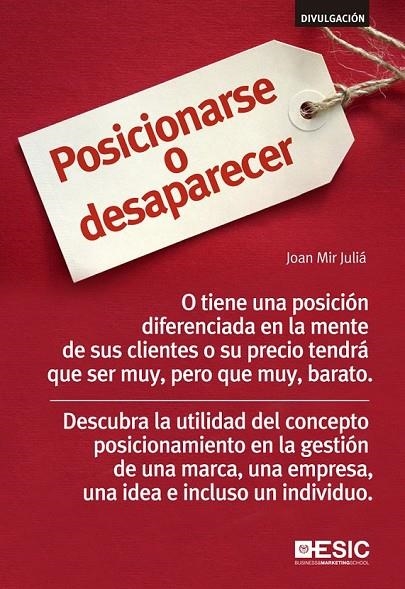 POSICIONARSE O DESAPARECER | 9788415986652 | MIR JULIÁ, JOAN