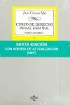 CURSO DE DERECHO PENAL ESPAÑOL. PARTE GENERAL II TEORIA JURI | 9788430932214 | CEREZO MIR , JOSE