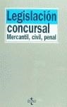 LEGISLACION CONCURSAL MERCANTIL CIVIL PENAL | 9788430932603 | AA.VV.
