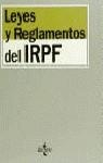 LEYES Y REGLAMENTOS DEL IRPF | 9788430933167 | MARTÍN QUERALT, JUAN / SOLER ROCH, MARÍA TERESA