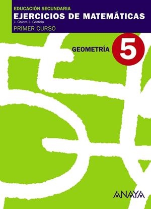5. GEOMETRÍA. | 9788466759434 | COLERA JIMÉNEZ, JOSÉ/GAZTELU ALBERO, IGNACIO
