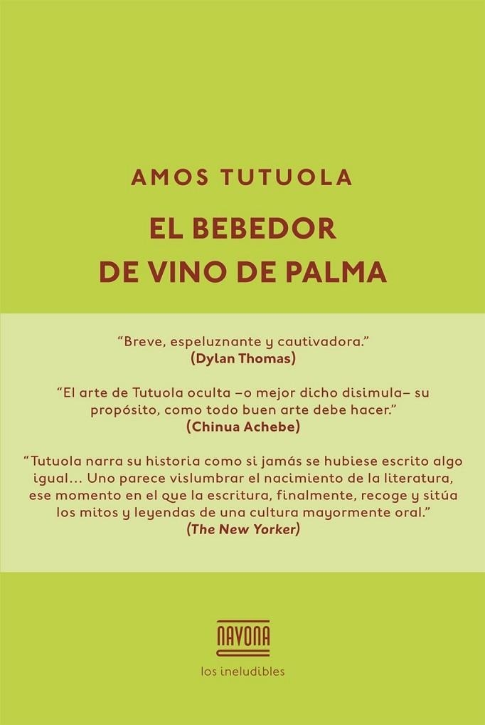 EL BEBEDOR DE VINO DE PALMA | 9788416259434 | TUTUOLA  AMOS