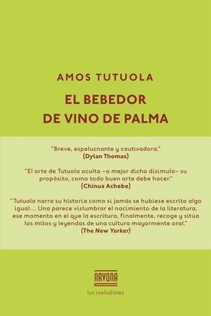 EL BEBEDOR DE VINO DE PALMA | 9788416259434 | TUTUOLA  AMOS