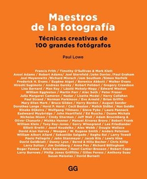 MAESTROS DE LA FOTOGRAFÍA | 9788425230059 | LOWE, PAUL