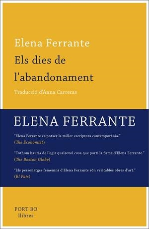ELS DIES DE L'ABANDONAMENT | 9788416259779 | FERRANTE, ELENA