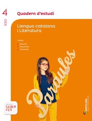 QUADERN D'ESTUDI LLENGUA CATALANA I LITERATURA 4 ESO SABER FER | 9788490476581