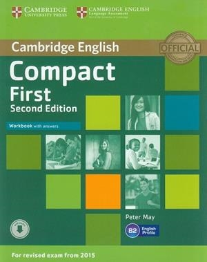 COMPACT FIRST WORKBOOK WITH ANSWERS WITH AUDIO 2ND EDITION | 9781107428560 | MAY,PETER