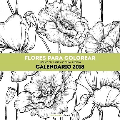 CALENDARIO FLORES PARA COLOREAR 2018 | 9788448023560 | AA. VV.