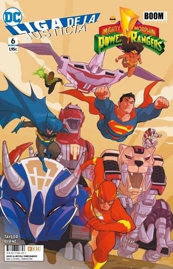 LIGA DE LA JUSTICIA/POWER RANGERS NÚM. 06 | 9788417316204 | TAYLOR, TOM / BYRNE, STEPHEN
