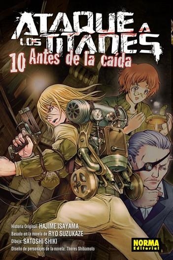 ATAQUE A LOS TITANES 10 ANTES DE LA CAIDA | 9788467931709 | ISAYAMA,HAJIME/SUZUKAZE,RYO/SHIKI,S