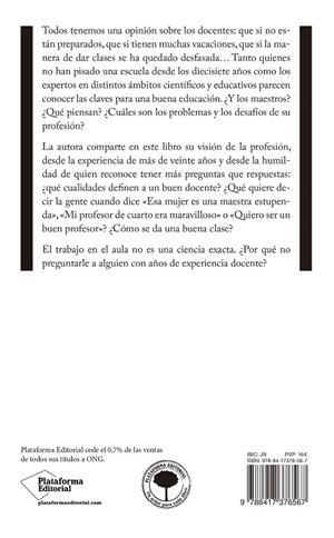 PROFE, UNA PREGUNTA | 9788417376567 | IBÁÑEZ ÁMEZ, RUTH