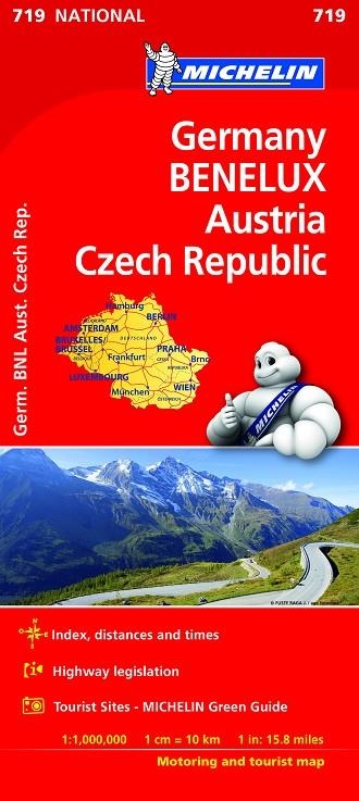 MAPA NATIONAL ALEMANIA BENELUX AUSTRIA REP. CHECA | 9782067219854 | VV. AA.