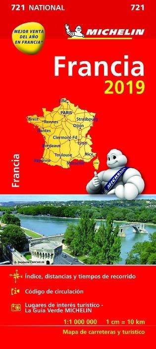 MAPA NATIONAL FRANCIA | 9782067236530 | VV. AA.