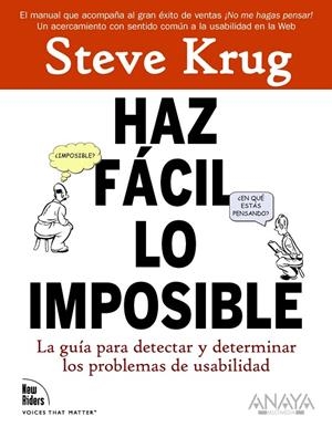 HAZ FACIL LO IMPOSIBLE | 9788441527546 | KRUG, STEVE