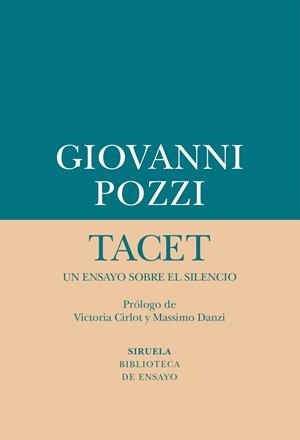 TACET: UN ENSAYO SOBRE EL SILENCIO | 9788417624149 | POZZI, GIOVANNI