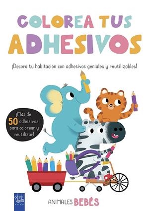 COLOREA TUS ADHESIVOS. ANIMALES BEBÉS | 9788408200451 | YOYO