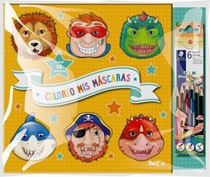COLOREO MIS MÁSCARAS  - NARANJA + LÁPICES | 9789403210063 | BALLON