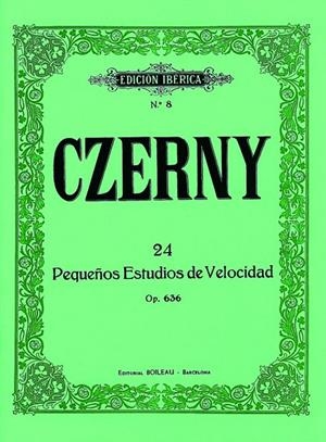 24 PEQUEÑOS ESTUDIOS DE VELOCIDAD, OP. 636 | 9788480203074 | CZERNY, CARL