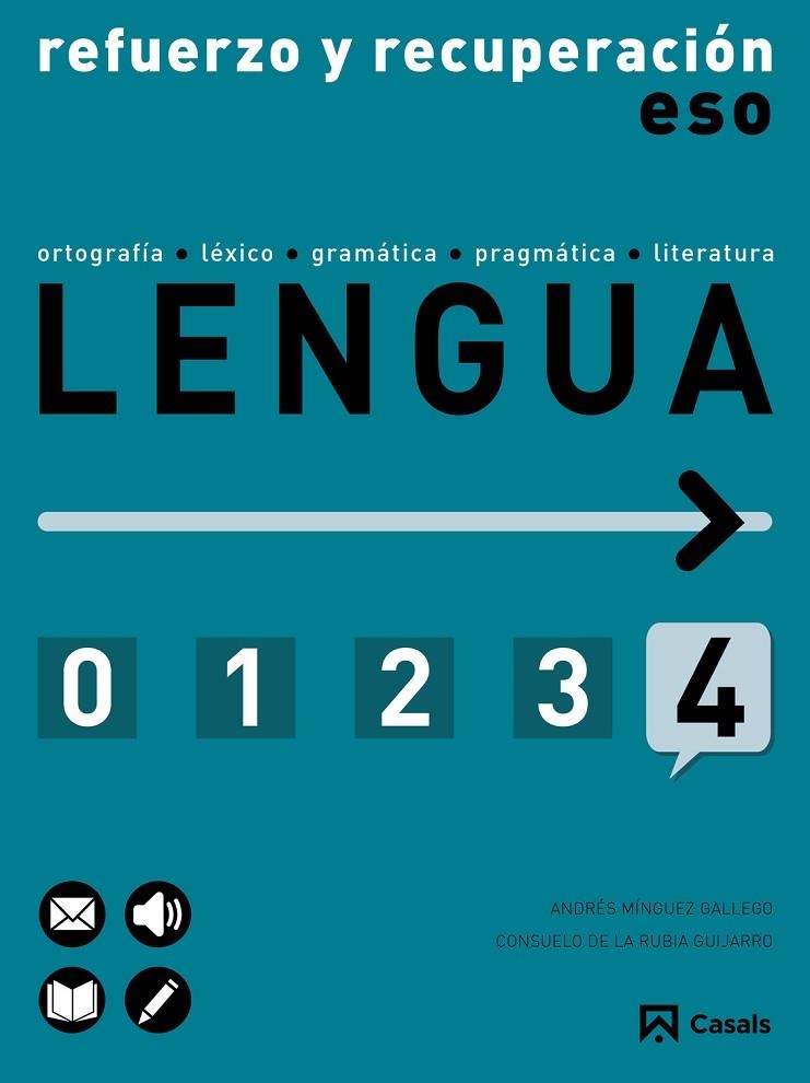 REFUERZO Y RECUPERACIÓN DE LENGUA 4 ESO (2015) | 9788421857533 | MÍNGUEZ GALLEGO, ANDRÉS / DE LA RUBIA GUIJARRO, CONSUELO