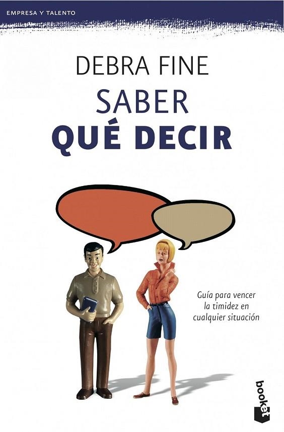 SABER QUE DECIR | 9788499982342 | DEBRA FINE