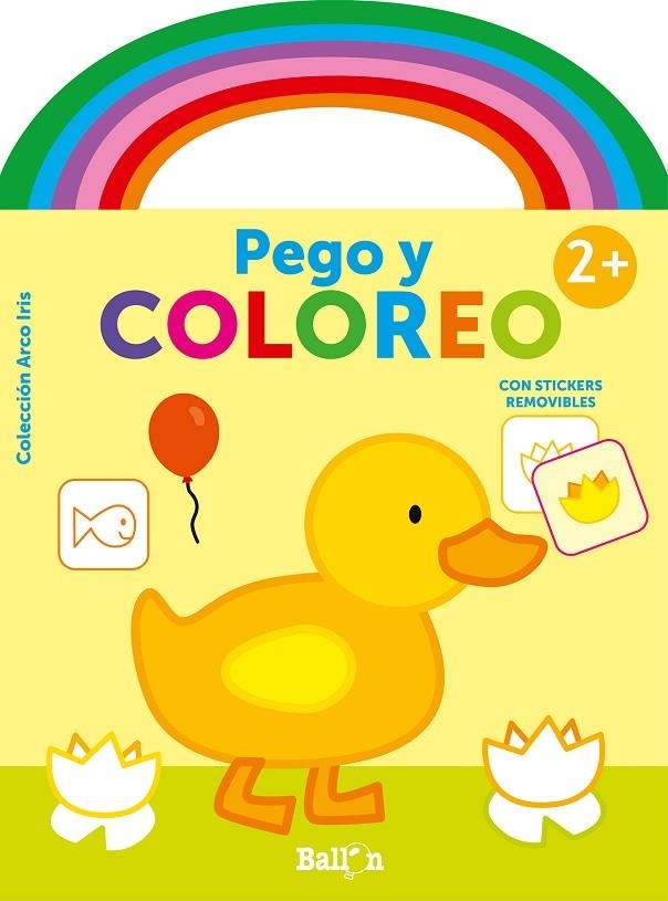 ARCO IRIS - PEGO Y COLOREO +2 PATO | 9789403214474 | BALLON