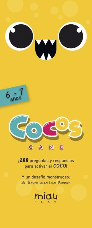 COCOS GAME 6-7 AÑOS | 9788416082209 | OROZCO, MARÍA JOSÉ / RAMOS, ÁNGEL MANUEL / RODRÍGUEZ, CARLOS MIGUEL
